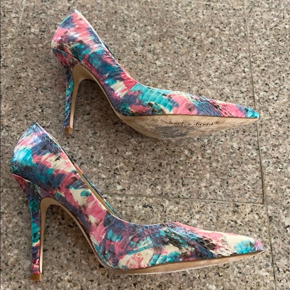 Multicolored Charles David heels - Picture 10 of 14